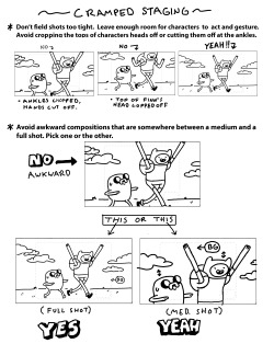 chgreenblatt:  kingofooo:  by storyboard supervisor Erik Fountain A few years ago, Erik put together these updated AT storyboard guidelines for new board artists and revisionists.  These are excellent notes for tv boarding. 