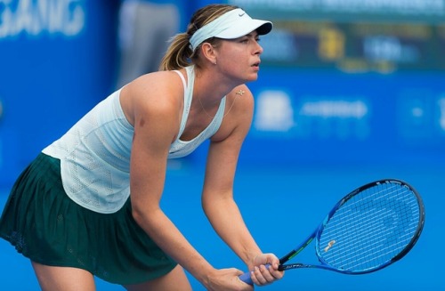 alwayswithsharapova: Maria Sharapova defeated Mihaela Buzarnescu 6-3 6-0 and advanced to second roun