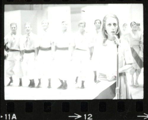 Fairuz on the North America tour 1971 (Source: National Museum of American History - Faris and Yamna