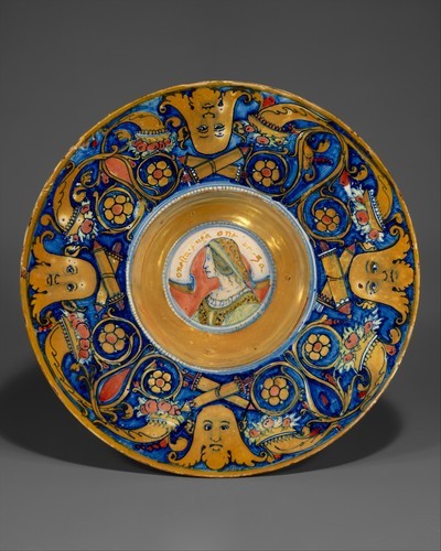 met-robert-lehman: Plate (tondino) by Maestro Giorgio Andreoli, Robert Lehman CollectionRobert Lehma