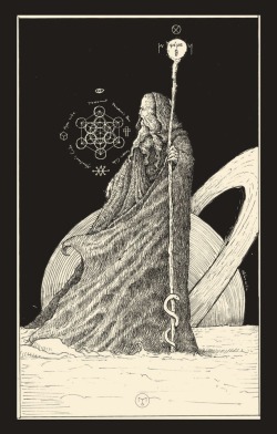 seriallier:The Hermit ( Tarot Card ) © erikemiranda on @deviantart