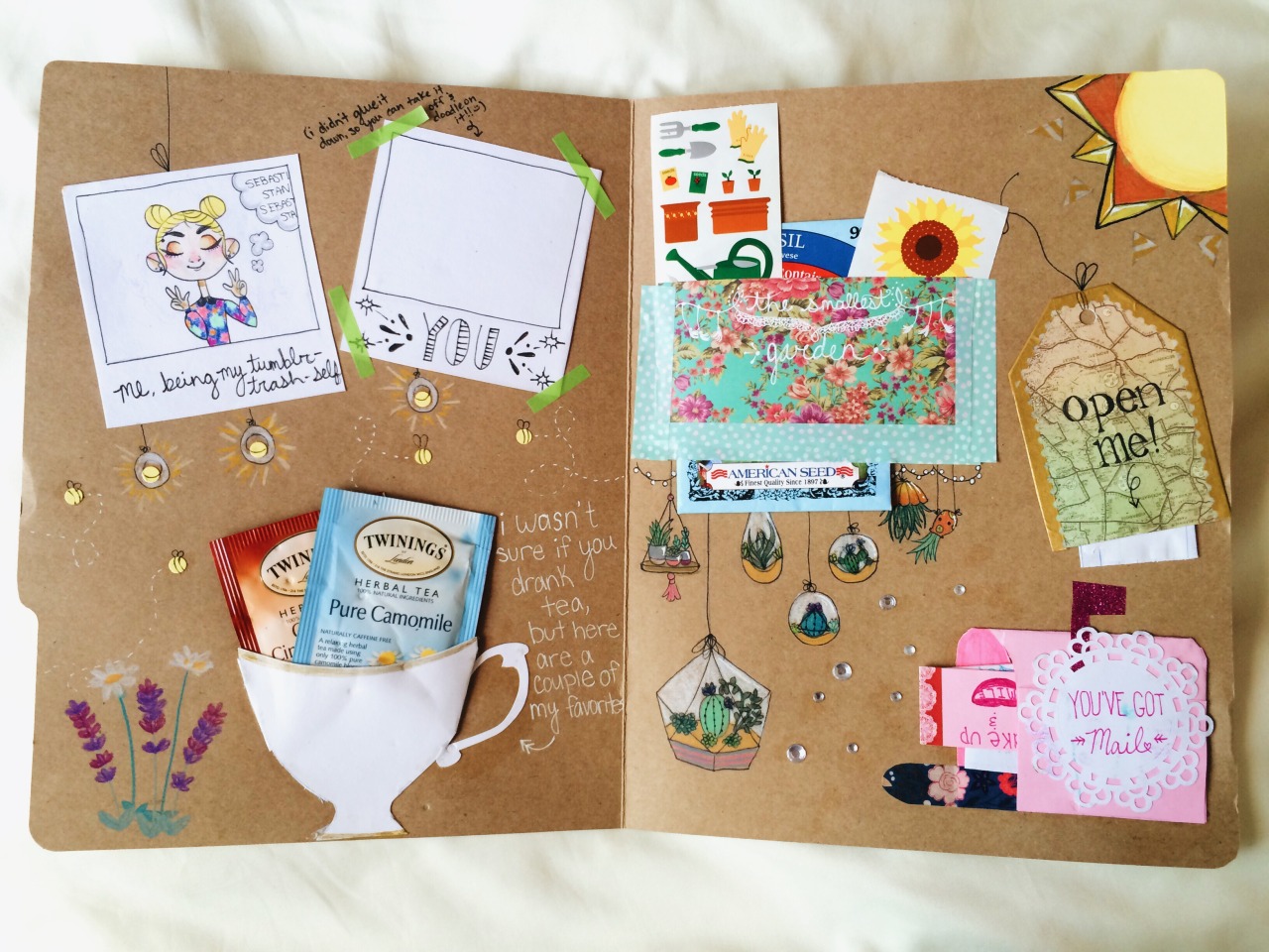 sunflowrrbabe:  By far the cutest penpal package I’ve ever received 📝💌