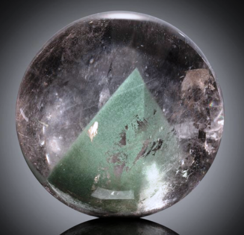 Quartz Sphere with Chlorite Inclusion - Brazil