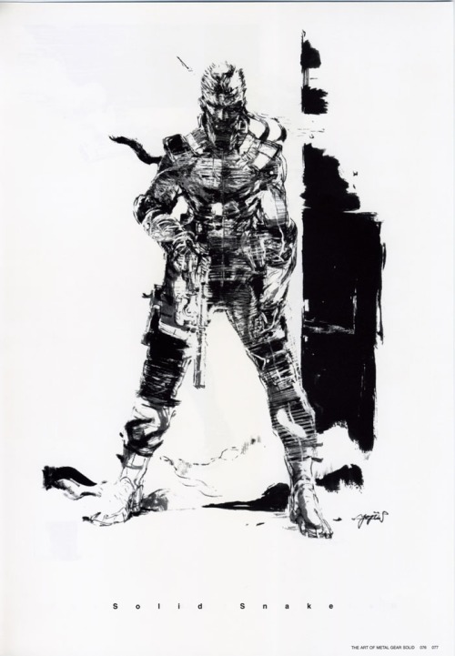 capitanpescanova - Metal Gear Solid by Yoji Shinkawa