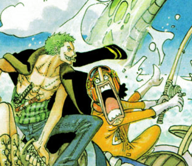 blackbarbooks:  manlyfronytail-deactivated20170:  Brotp: Zoro & Usopp   I love these two so much. They are complete opposites in almost every way.  