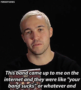 wasforcenturies-deactivated2016:  Pete Wentz on signing Panic! At The Disco 