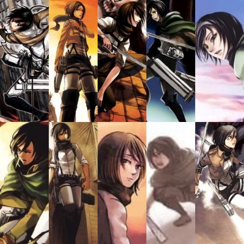 Mikasa Ackerman - Manga Covers