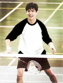 unmyung-deactivated20140708:  badminton never looked better   Son :&ldquo;)