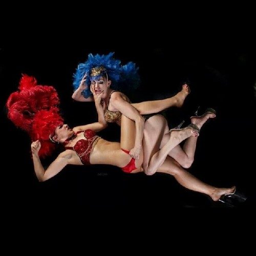 Remember the movie #Showgirls???!! #catfight #Vegas Photo by Michael Maze, with Thimble Tukk