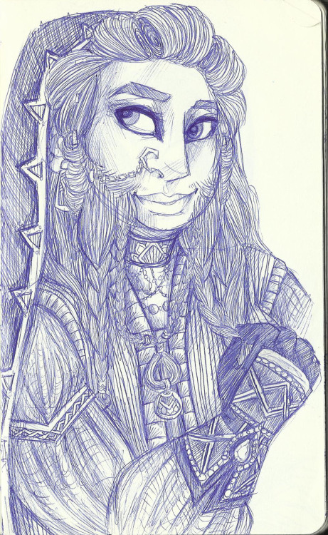 gremlinloquacious: Seven Six Mothers of the DwarvesAlso entitled: Laura enjoys drawing hot dwarf lad