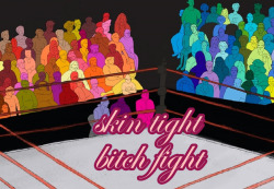 Skin Tight Bitch Fight is a game about wrestling by Femmezuigiri.
Play Online
Why Try It: A wide range of interesting characters; mechanics that emphasize working together to put on a show rather than ‘winning’ a match.
Mood: Rowdy
Author’s Notes:...