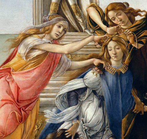 renaissance-art:Botticelli c. 1494-1495Calumny of Apelles (detail)