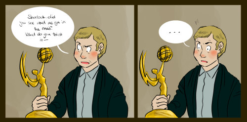 sarah-the-artistes-artblog:I think everybody was a bit surprised (and totally pleased!)Congrats to t