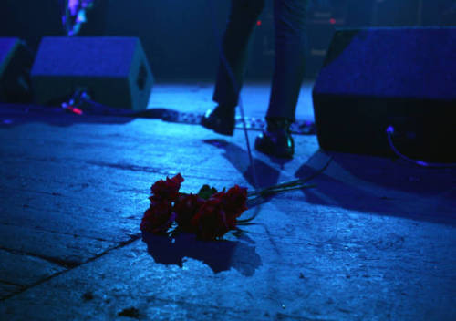 I will not kiss you!The guys bring the Black Parade to Brixton Academy on November 13, 2006 in Londo