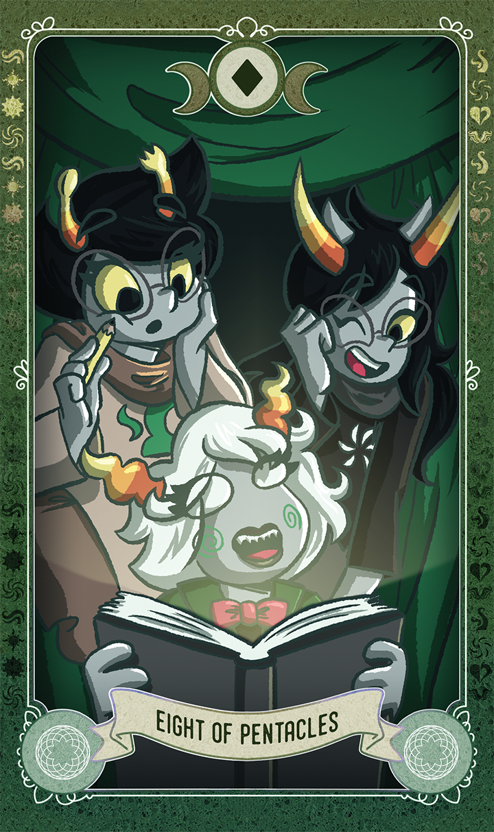 act6tarotproject: THE ACT 6 TAROT ANTHOLOGY: THE MINOR DECK (EIGHTS) Eight of Wands
