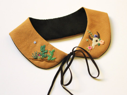sosuperawesome:  Embroidery by BaobapHandmade on Etsy  • So Super Awesome is also on Facebook, Twitter and Pinterest • 