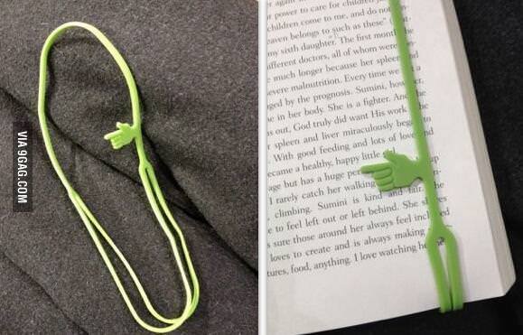 Awesome Bookmark so you can remember what line you were on!