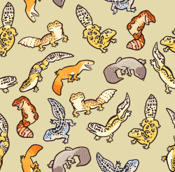 Malkshake:  Quick Pattern With Cute Geckos For Free Non Commercial Use If You’re