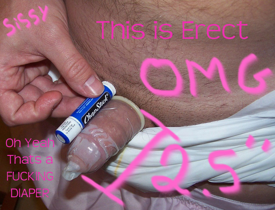 crybabydustin:  HE IS 2.5 INCHES FULLY ERECT AND WEARING A FUCKING DIAPER!!!!! CAN