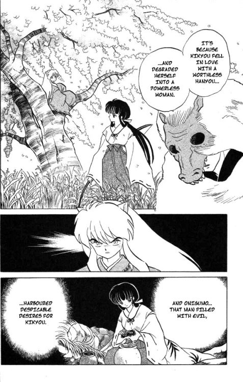 inu-kik:I keep seeing all of these posts about how InuYasha and Kikyou were never really in love.You