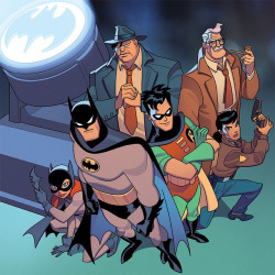 cheeks-74:  Super stoked I can talk about one of our newest @tabletaffy_studios projects myself and @leo.castellani worked on. Being a HUGE fan of Bruce Timm’s phenomenal BTAS this project was a dream come true. Batman: The Animated Series – Gotham