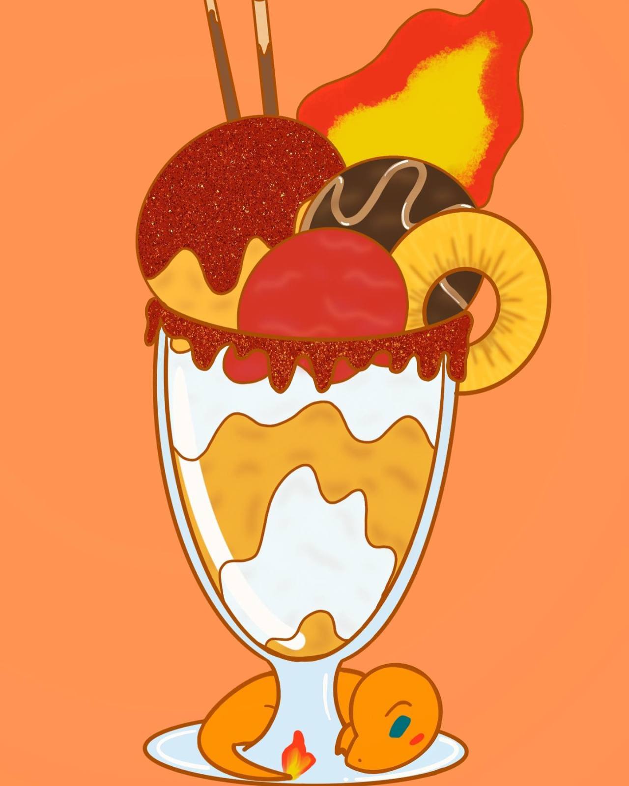 Starter Pokemon parfait art by !