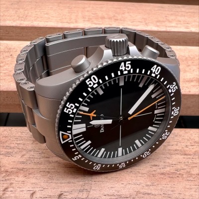 Damasko DC80 Orange Chronograph Watch with Ice Hardened Stainless Steel Bracelet - Photo courtesy of Ian Gill.  [ #damasko #monsoonalgear #chronograph #toolwatch #watch ]