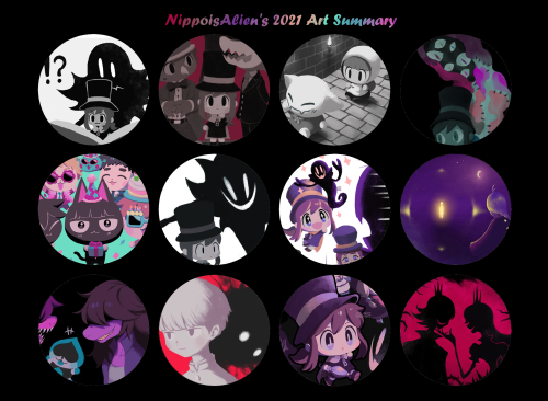  ❤✨My 2021 Art Summary!!!✨❤Thank you very much everyone for this year!!! o(^ ^)o