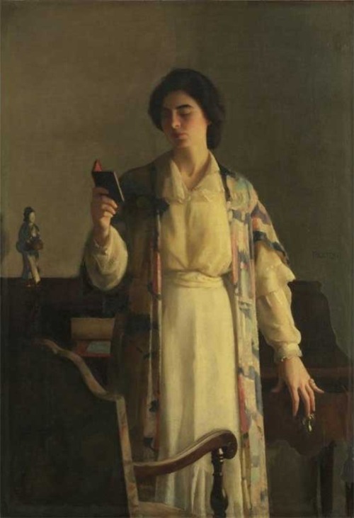 artofrestraint:  William MacGregor Paxton, The Daguerreotype