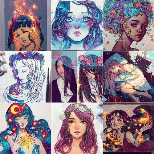 #artvsartist and #2016bestnine combined! Haha these are just my personally curated best nine of this