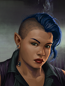 Shadowrunners portrait : Dwarf by BGK-Bengiskhan on DeviantArt