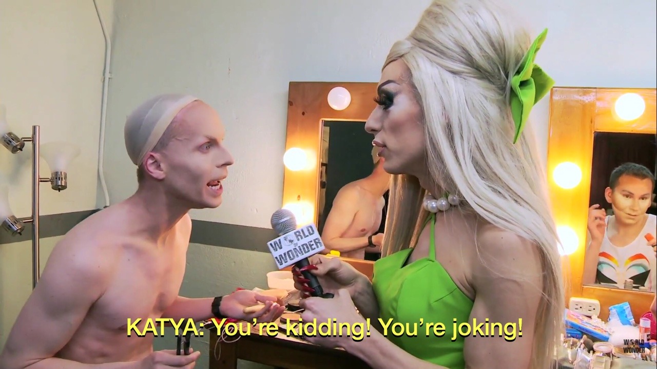 the-plaid-monkey:  Katya and Alaska in ‘Can I assssssk you a question?’