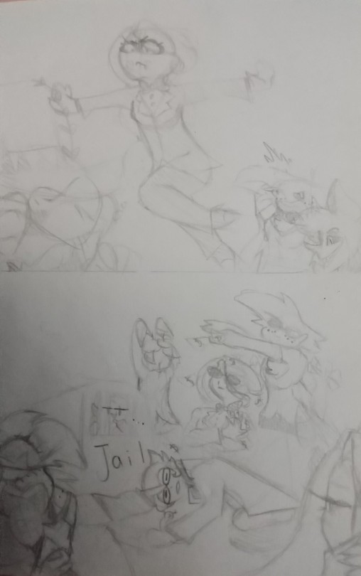Just A Lil Sketch. I Started Using Random Bases Off Google (sorry I Don't Know The Artist )