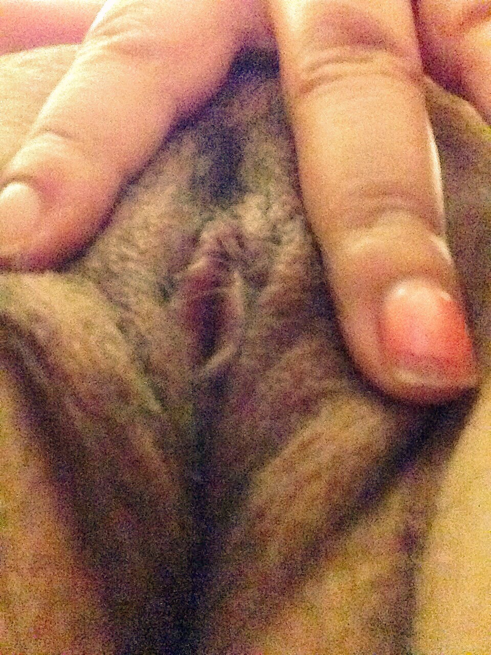 Wife texted me this pic of her pussy up close today at work!&ndash;Thank you