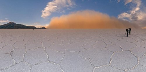 Salt stormThe Salares of the Andean Altiplano are found in several countries, notably Bolivia, Argen