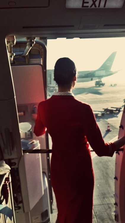 XXX Good flight attendant Morning World! photo