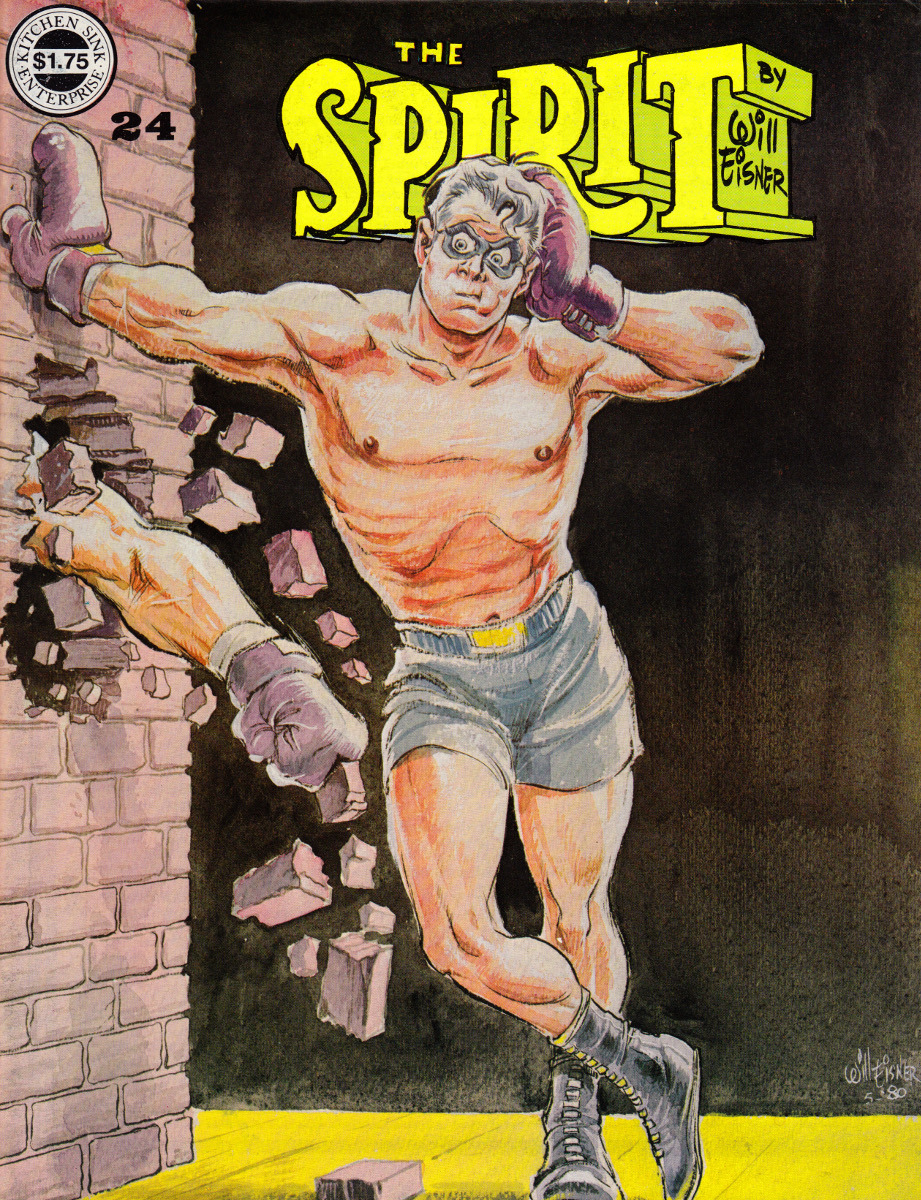 The Spirit No. 24 (Kitchen Sink Enterprises, 1980). Cover art by Will Eisner.From