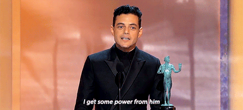 rramimalek:i thank queen and freddie mercury…