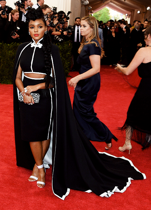 Janelle Monae at the Met Gala 2015