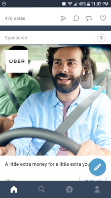 Uber’s ad looks like a shitpost.