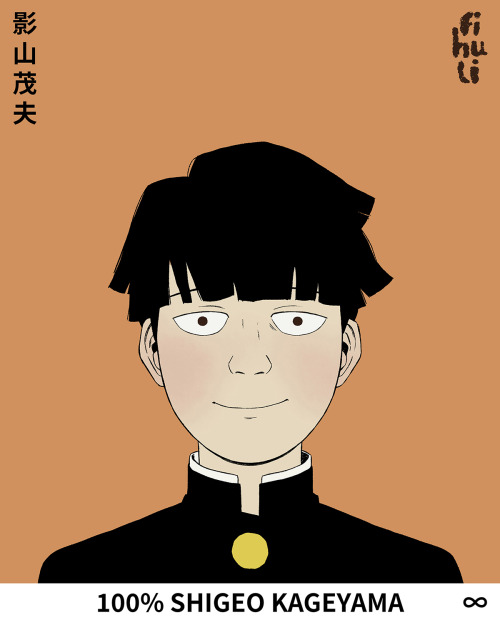 zivazivc:MOB PSYCHO 100 EXPLOSION SERIES A series of portraits of all of the explosions from Mob Psy