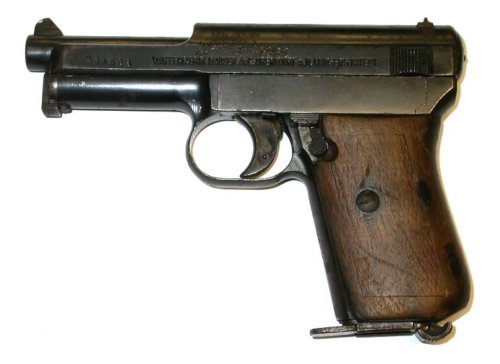 German military/police M1910 7.65mm Mauser pistol, circa 1910s/20s, sold for $180.00.(Echoes of Glor