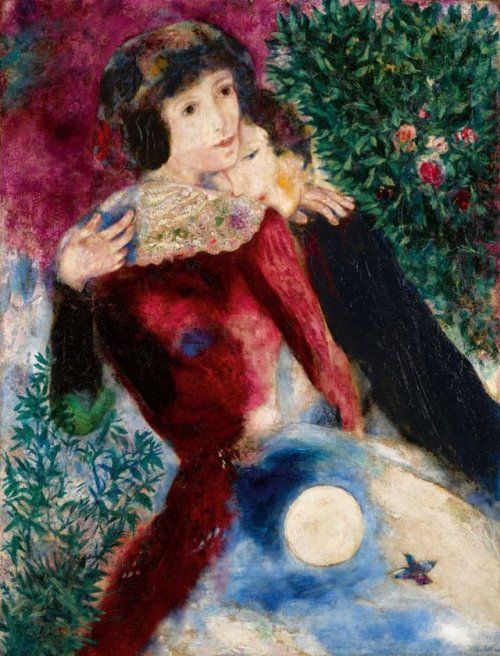 Marc Chagall, Les Amoureux (1928). Courtesy Sotheby’s. © 2017 Artists Rights Society (ARS), Ne