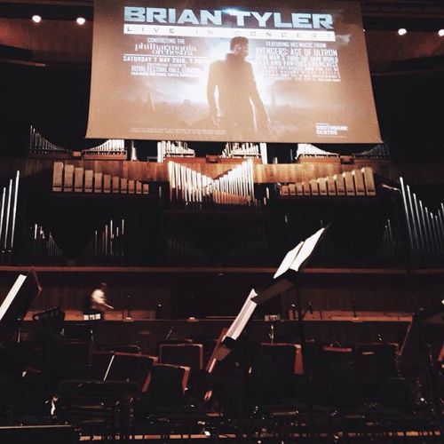 On the 7th I went to see Brian Tyler at the Royal Festival Hall. ♡♡ Woah nelly it was an amazing exp