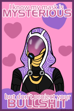 skoolmunkee:  Valentali’s for Valentine’s Day. Tali hates you all. 