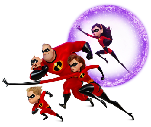 Second collection of character key art from Incredibles 2. 