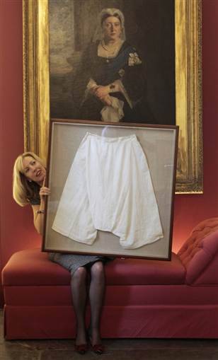 Queen Victoria’s Undies,Sold at Auction Nov. 2011: £10,000