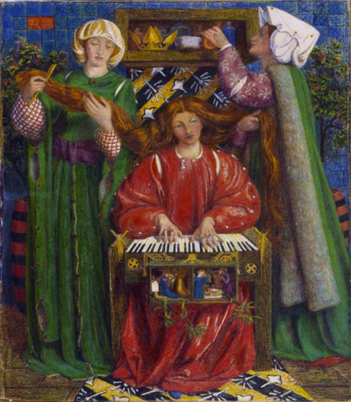 Dante Gabriel Rossetti, ‘A Christmas Carol’, dated ‘Xmas 1857-8’.