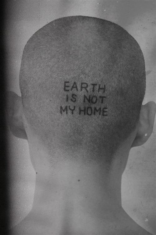 Jean Chang (Taiwanese, b. 1993, Taiwan, based London, England) - Earth Is Not My Home Head Tattoo  P
