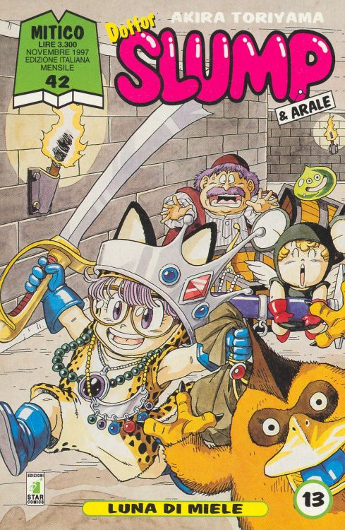 vintagemanga:  TORIYAMA Akira (鳥山明 ), Dottor Slump & Arale / Dr. Slump / Dr. スランプ / ドクタースランプ Italian covers 02 